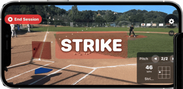 iPhone showing a live HeyBLU strike call