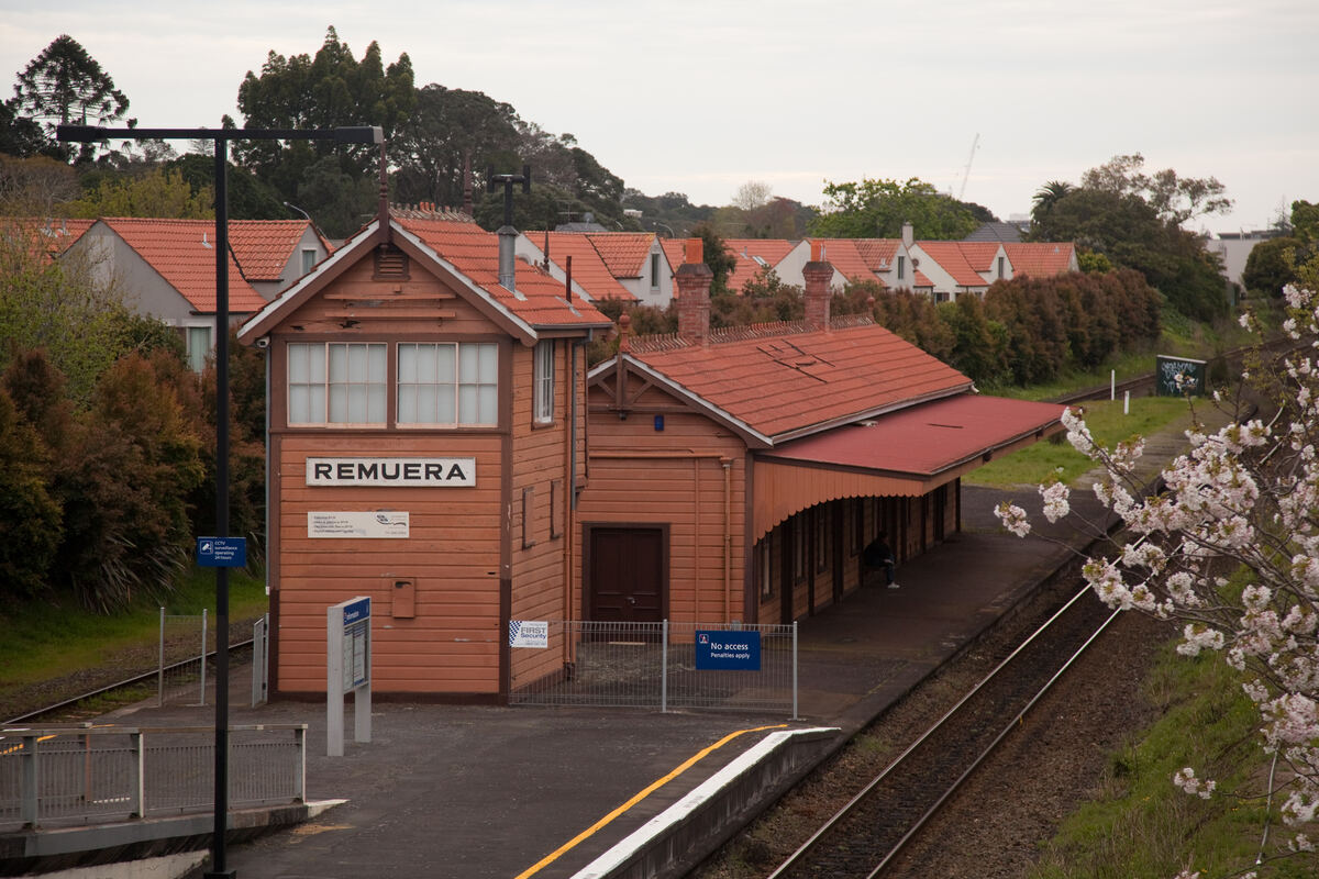 The restored 1905 Remuera Railway Station